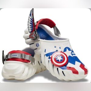 NWT Crocs Captain America Echo Clog - W9/M7